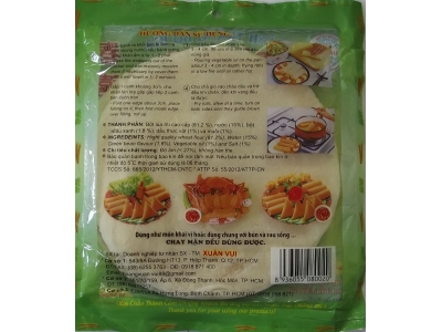 Bánh tráng bò bía đậu xanh